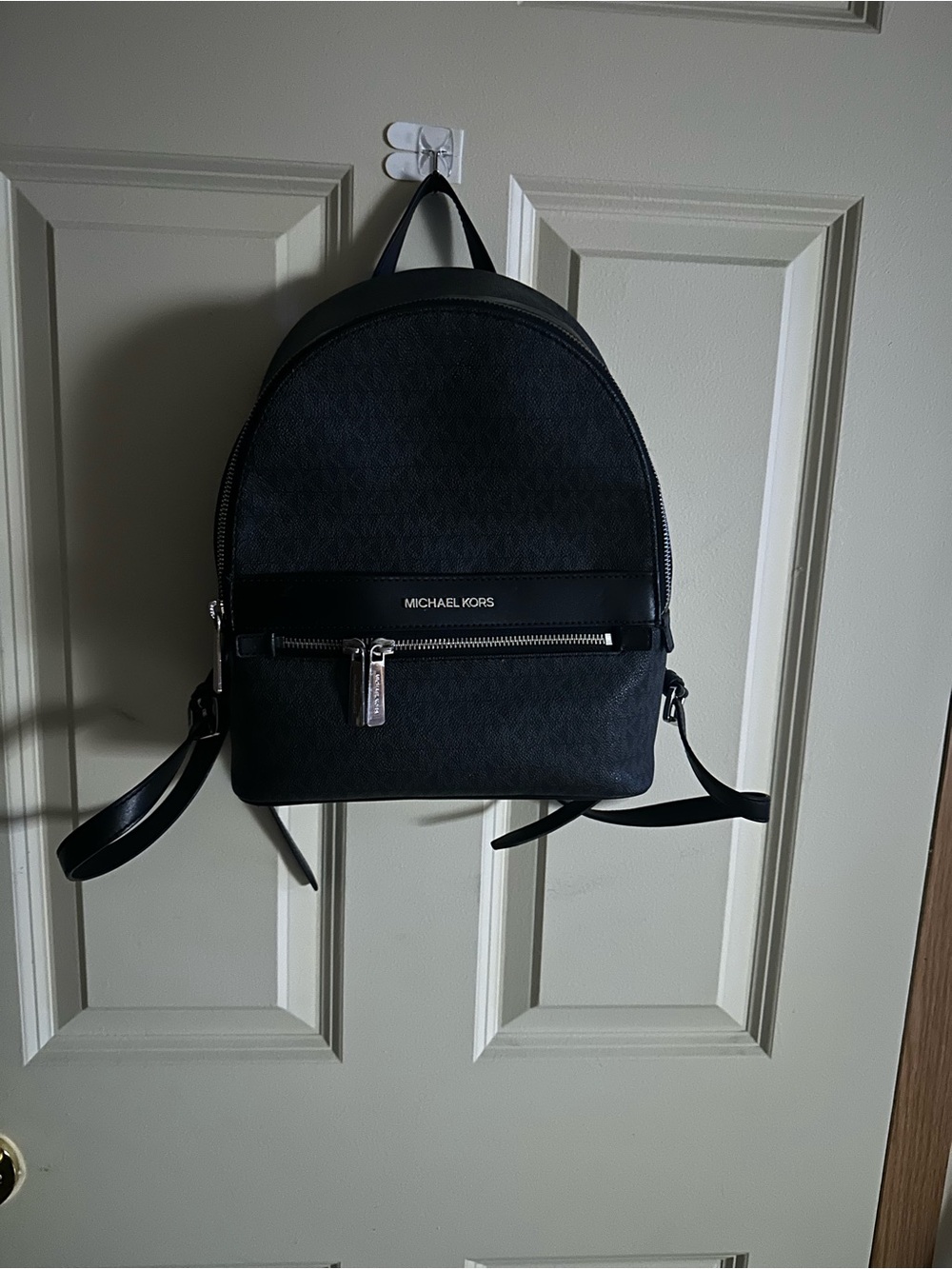 Michael Kors Black Signature Mini Backpack